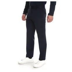 Hugo Lichte wollen klassieke broek met knoop-Heren Broeken