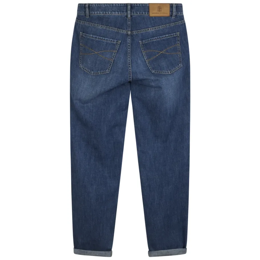 Brunello Cucinelli Lichtgewicht Denim Broek-Heren Jeans