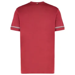 Thom Browne Lichtgewicht Katoenen T-shirt met Korte Mouwen en Strepen-Heren Shirts