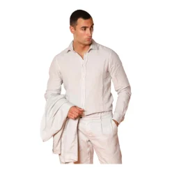 Mason's Linnen Herenoverhemd Torino Stijl-Heren Overhemden