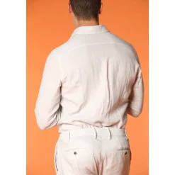 Mason's Linnen Herenoverhemd Torino Stijl-Heren Overhemden