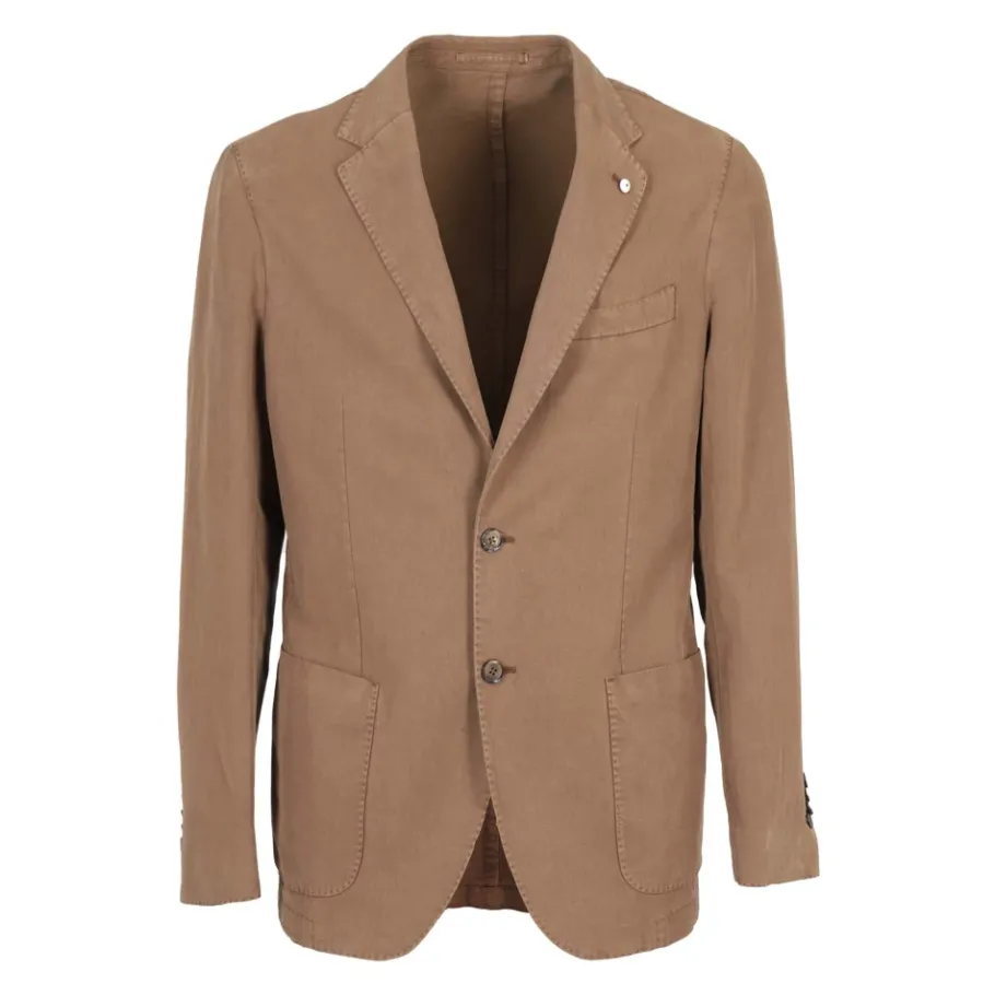 L.B.M. 1911 Linnen Lyocell Overhemd-Heren Kostuums