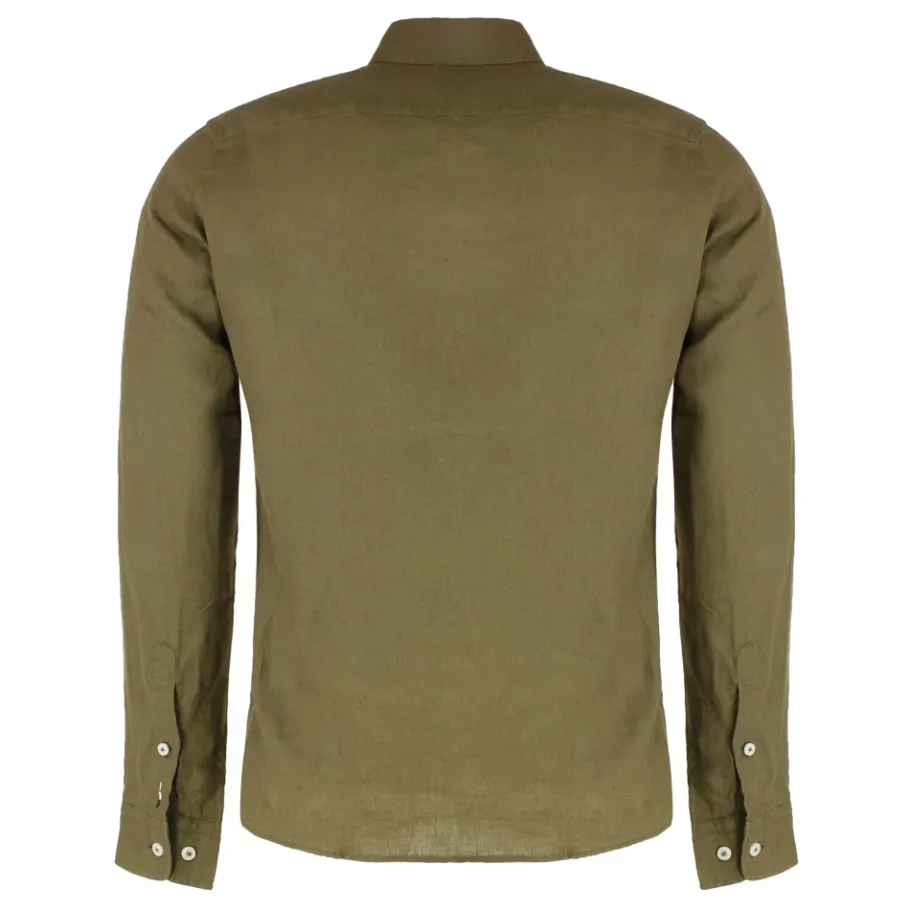 Hugo Linnen Overhemd-Heren Overhemden