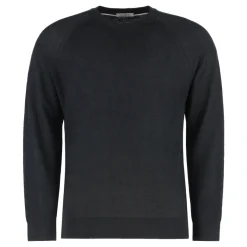 Paolo Pecora Linnen-katoenen sweater met ronde hals-Heren Truien & Vesten