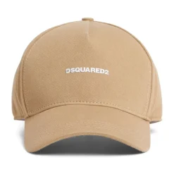 Dsquared2 Logo Appliqué Katoenen Pet met Slogan-Heren Petten