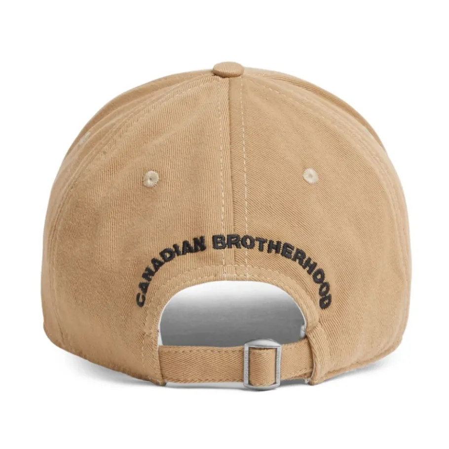 Dsquared2 Logo Appliqué Katoenen Pet met Slogan-Heren Petten
