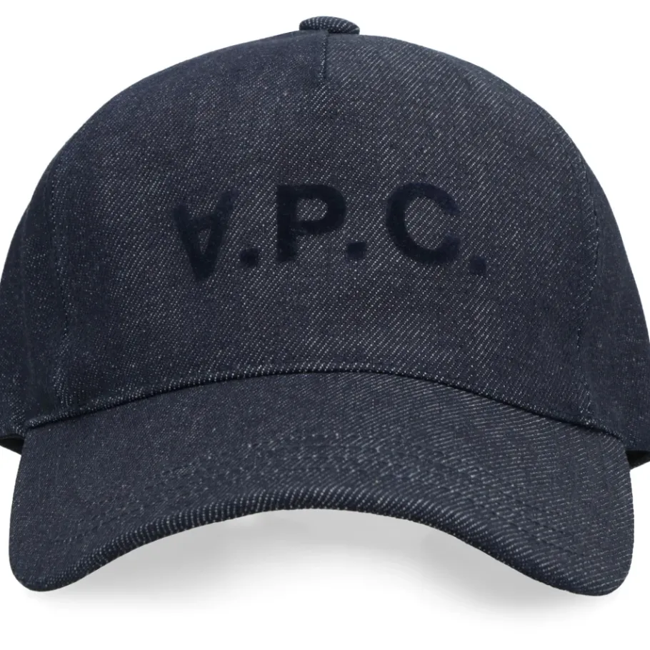A.P.C. Logo Baseball Cap-Heren Petten