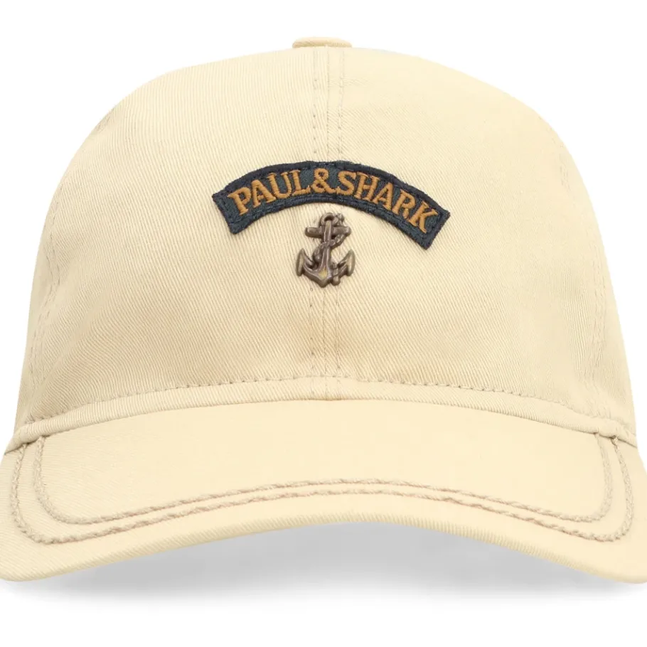Paul & Shark Logo Baseball Cap-Heren Petten