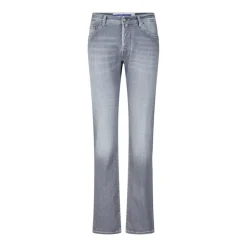 Jacob Cohën Logo Button Slim-Fit Jeans-Heren Jeans