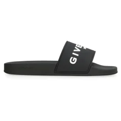 Givenchy Logo Detail Rubber Slides-Heren Slippers