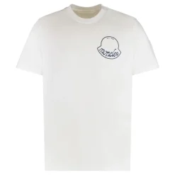 Moncler Logo Katoenen T-shirt-Heren Shirts