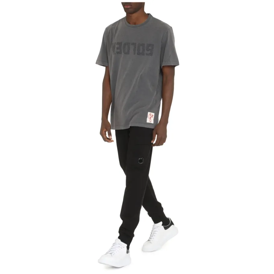 Golden Goose Logo Katoenen T-shirt-Heren Shirts