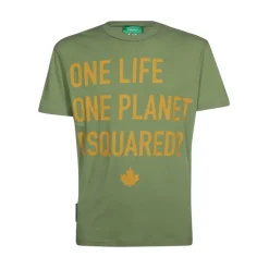 Dsquared2 Logo Katoenen T-Shirt-Heren Shirts