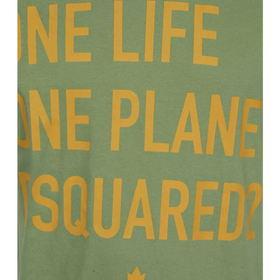 Dsquared2 Logo Katoenen T-Shirt-Heren Shirts