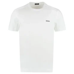 Zegna Logo Katoenen T-shirt-Heren Shirts