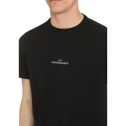 Maison Margiela Logo Katoenen T-shirt-Heren Shirts