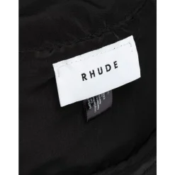 Rhude Logo Leren Bucket Hat-Heren Hoeden