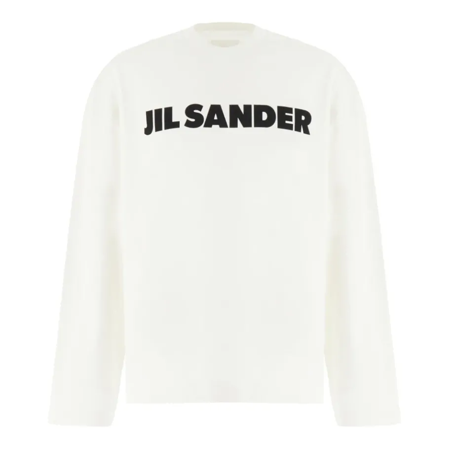 Jil Sander Logo Longsleeve T-shirt-Heren Shirts