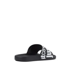 Just Cavalli Logo Pool Slide in /Wit-Heren Slippers