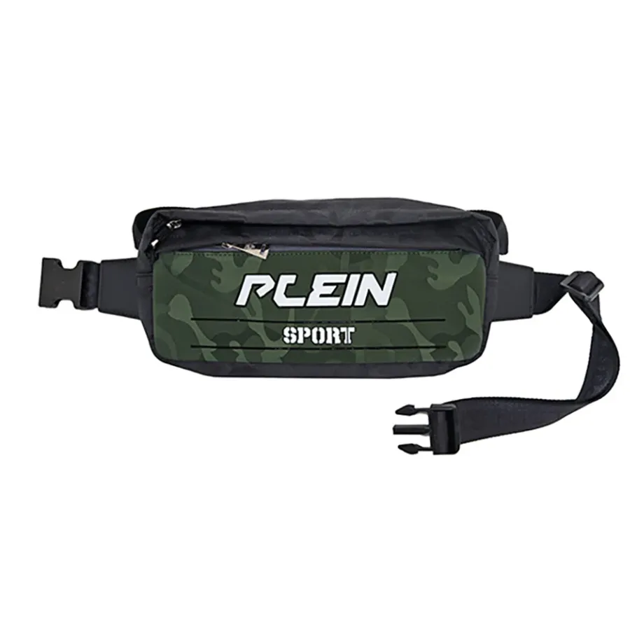 Plein Sport Logo Print Heup Riem Heuptas Medium AIPS805-Heren Tassen
