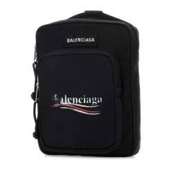 Balenciaga Logo Print Schoudertas-Heren Tassen