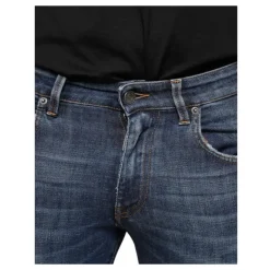 Dolce & Gabbana Logo Skinny Denim Jeans Donker-Heren Jeans