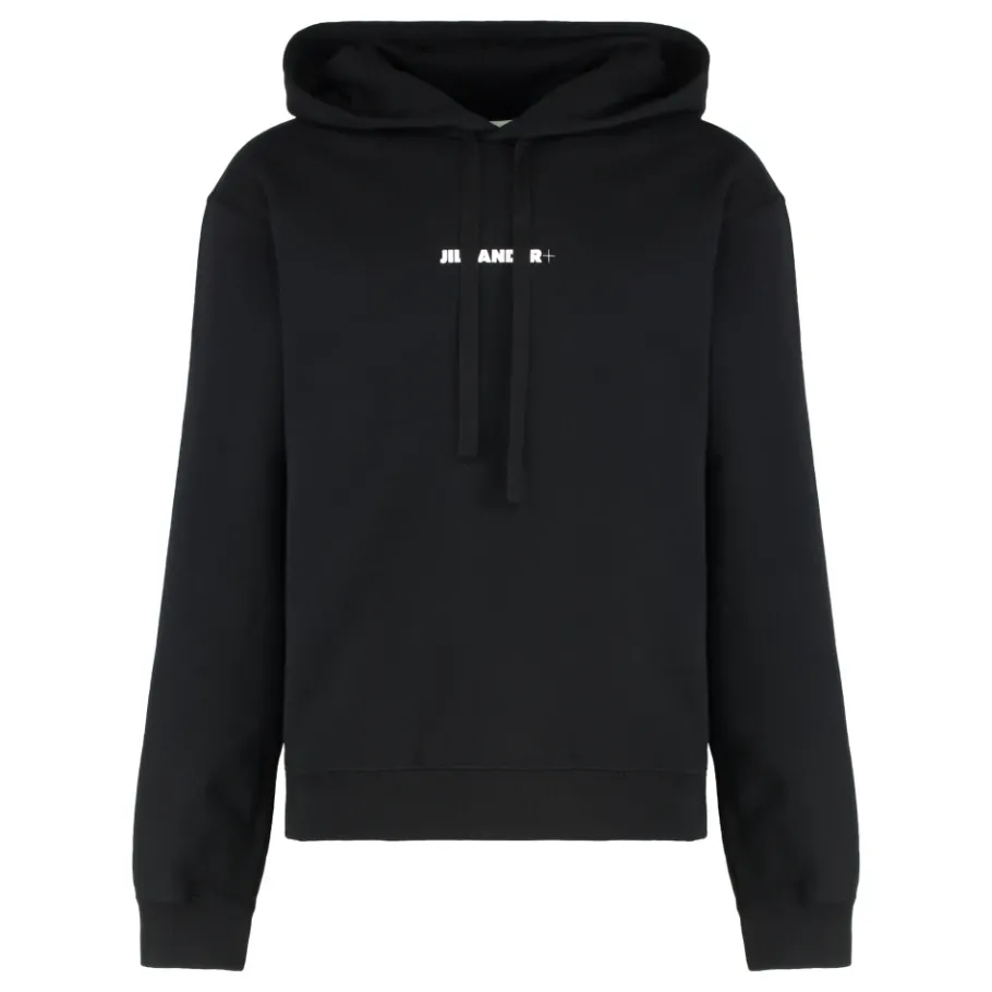 Jil Sander Logo Sweatshirt-Heren Truien & Vesten