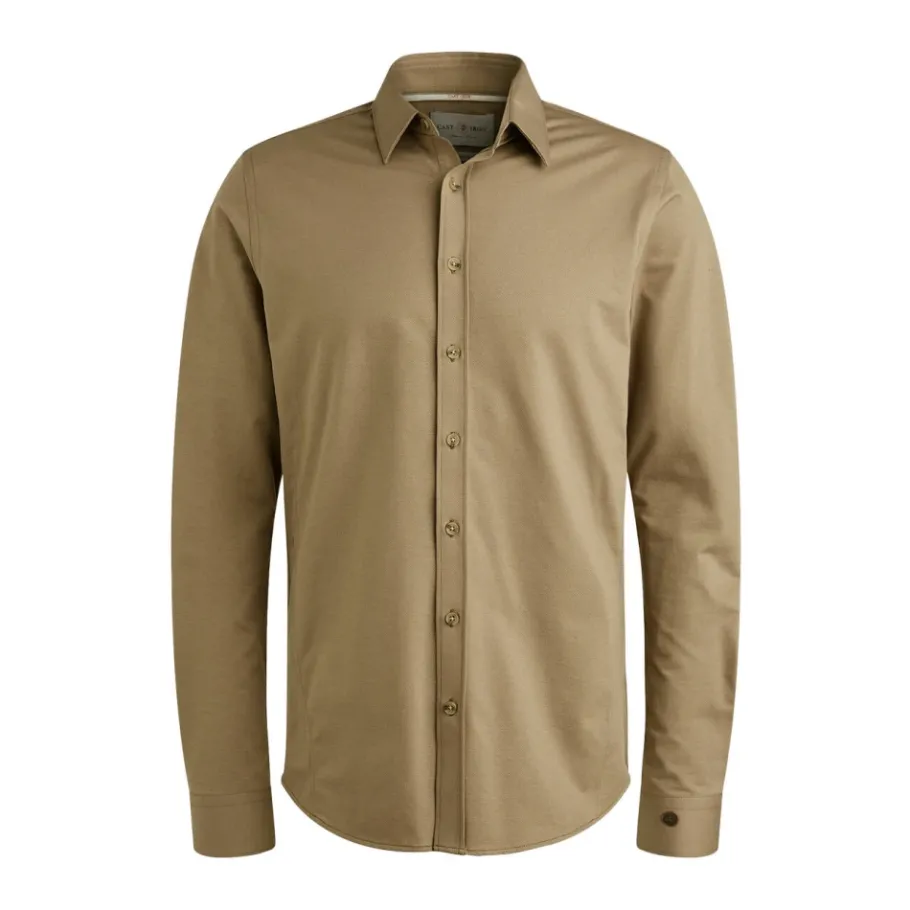 Cast Iron Long Sleeve Shirt Twill Jersey 2 t-Heren Overhemden