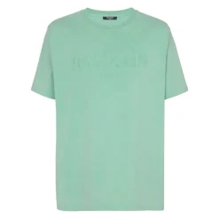 Balmain Los T-shirt met vintage borduursel-Heren Shirts