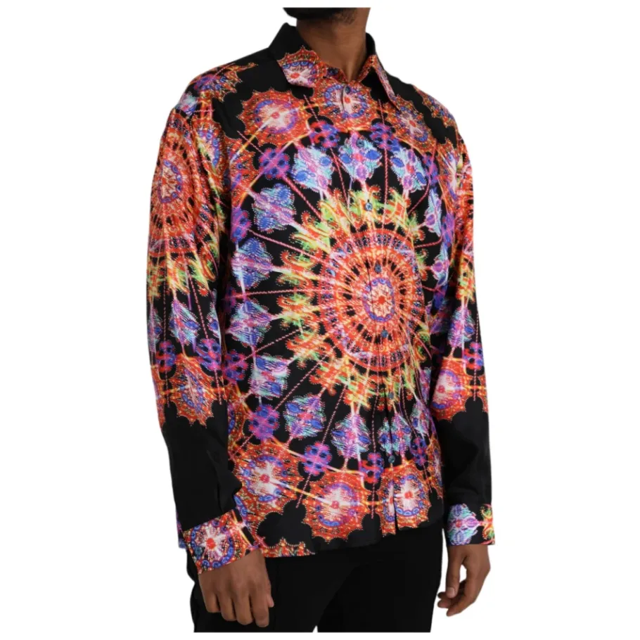 Dolce & Gabbana Luminarie Silk Shirt-Heren Overhemden