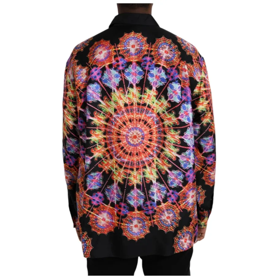 Dolce & Gabbana Luminarie Silk Shirt-Heren Overhemden