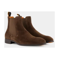 Santoni Luxe e Suède Chelsea Laarzen-Heren Laarzen