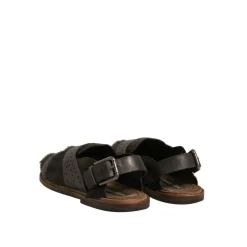 Dolce & Gabbana Luxe Haar Kalfs Sandalen Model-Heren Sandalen