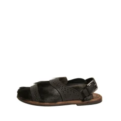 Dolce & Gabbana Luxe Haar Kalfs Sandalen Model-Heren Sandalen