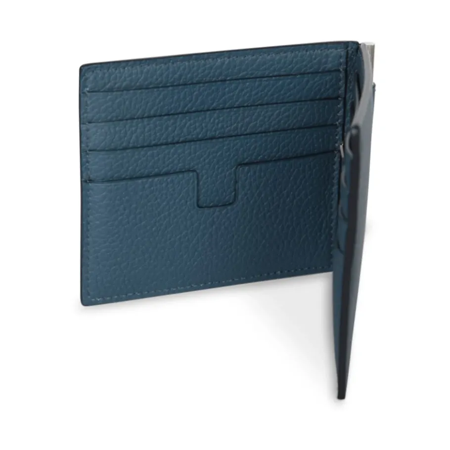 Tom Ford Luxe Leren Geldclip Kaarthouder-Heren Portefeuilles