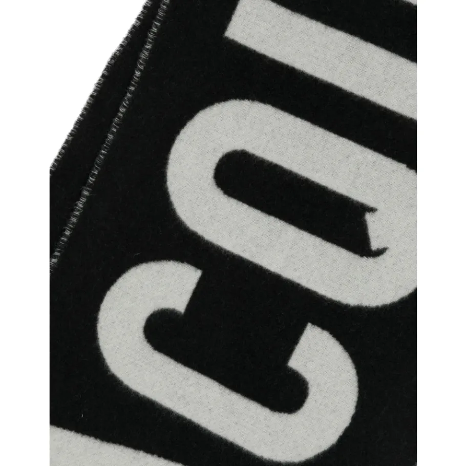 Jacquemus Luxe Logo Patroon Wollen Sjaal-Heren Sjaals