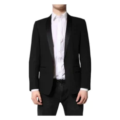 Dolce & Gabbana Luxe Slim Fit Blazer van Zijdemix-Heren Kostuums