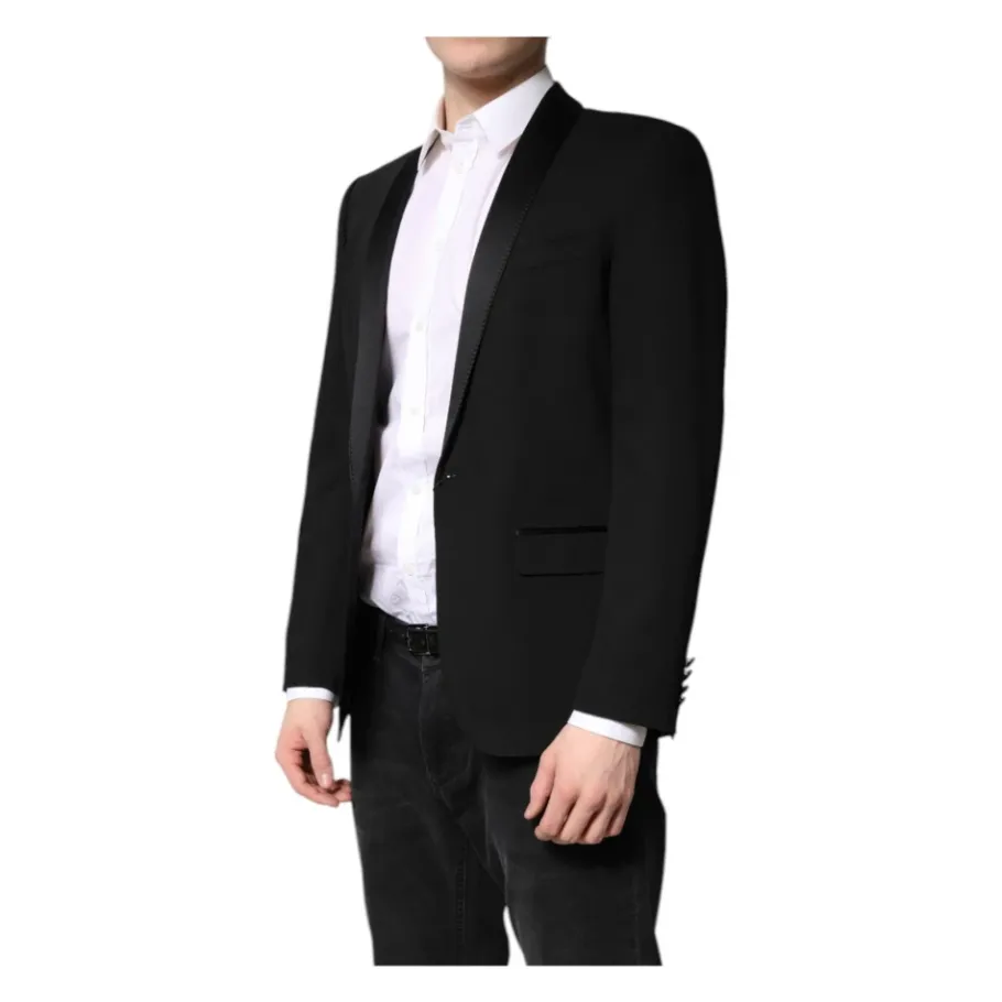 Dolce & Gabbana Luxe Slim Fit Blazer van Zijdemix-Heren Kostuums