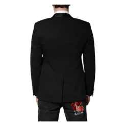 Dolce & Gabbana Luxe Slim Fit Blazer van Zijdemix-Heren Kostuums