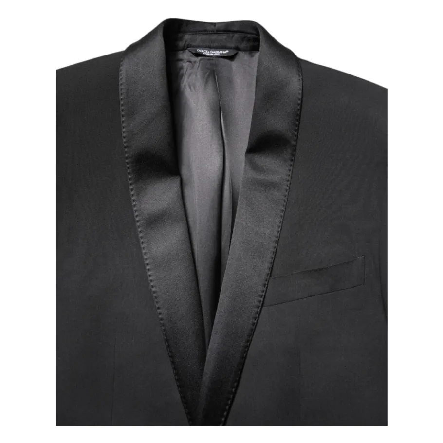 Dolce & Gabbana Luxe Slim Fit Blazer van Zijdemix-Heren Kostuums