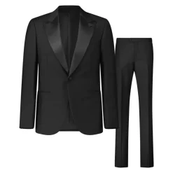 Caruso Luxe Wol en Mohair Smoking-Heren Kostuums