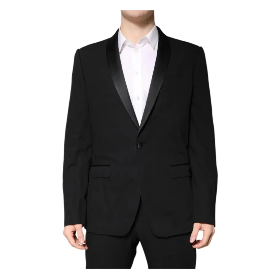 Dolce & Gabbana Luxe Wollen Pak met Zijden Voering-Heren Kostuums