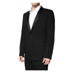 Dolce & Gabbana Luxe Wollen Pak met Zijden Voering-Heren Kostuums