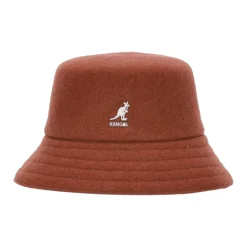 Kangol Mahonie Wollen Bucket Hoed-Heren Hoeden