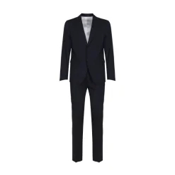 Dsquared2 Marinee Stretch Wollen Jurk-Heren Kostuums