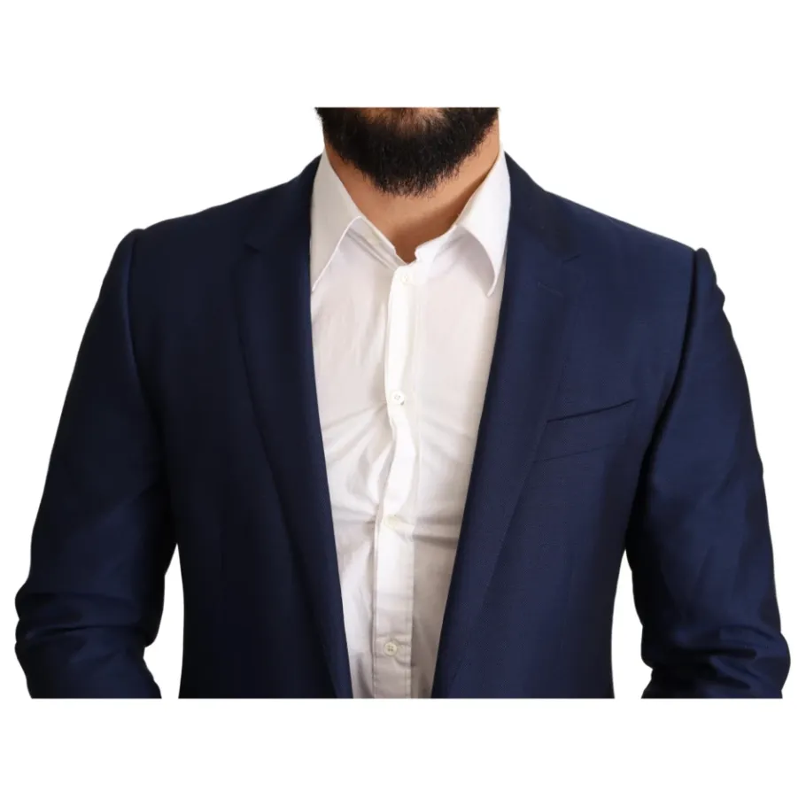 Dolce & Gabbana MARTINI Slim Fit Jas Blazer-Heren Kostuums