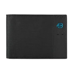 Piquadro Men’s wallet with coin pouch-Heren Portefeuilles