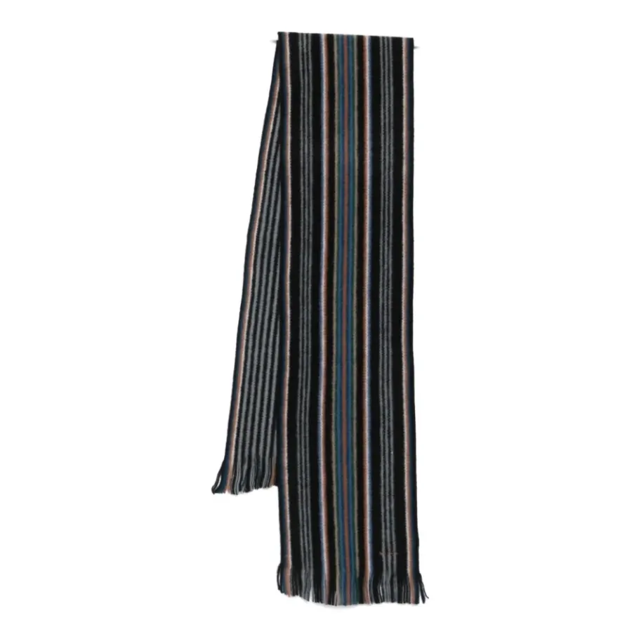 Paul Smith Merino Signature Stripe Scarf-Heren Sjaals