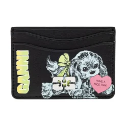 Ganni Mini Tote Bag van Getextureerd Leer-Heren Portefeuilles