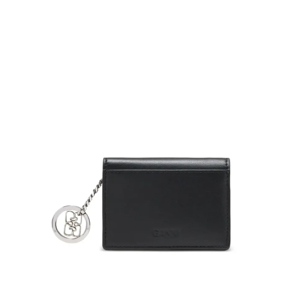 Ganni Mini Tote Bag van Getextureerd Leer-Heren Portefeuilles